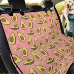 Cute Avocado Pattern Print Pet Car Back Seat Cover