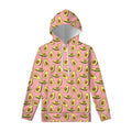 Cute Avocado Pattern Print Pullover Hoodie