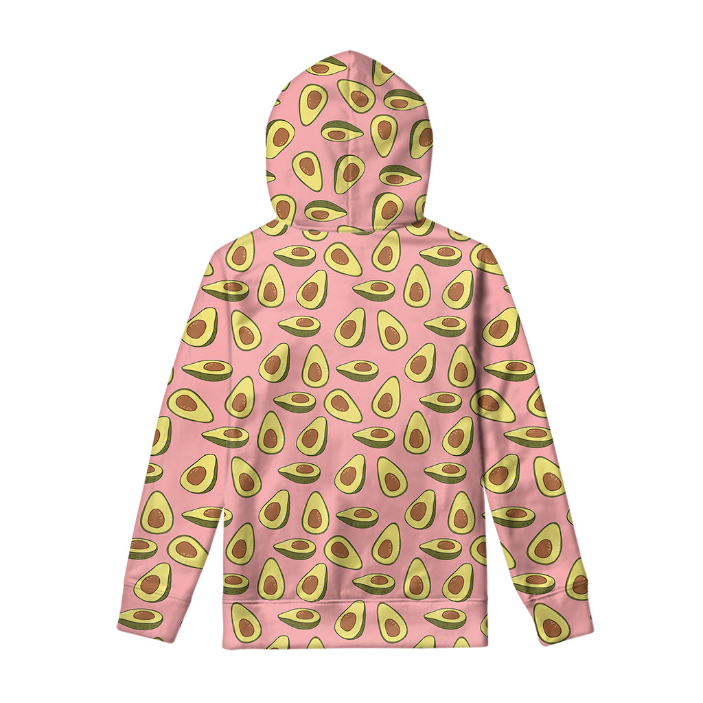 Cute Avocado Pattern Print Pullover Hoodie