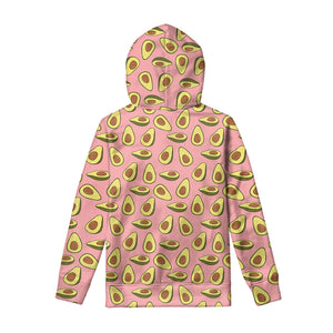 Cute Avocado Pattern Print Pullover Hoodie