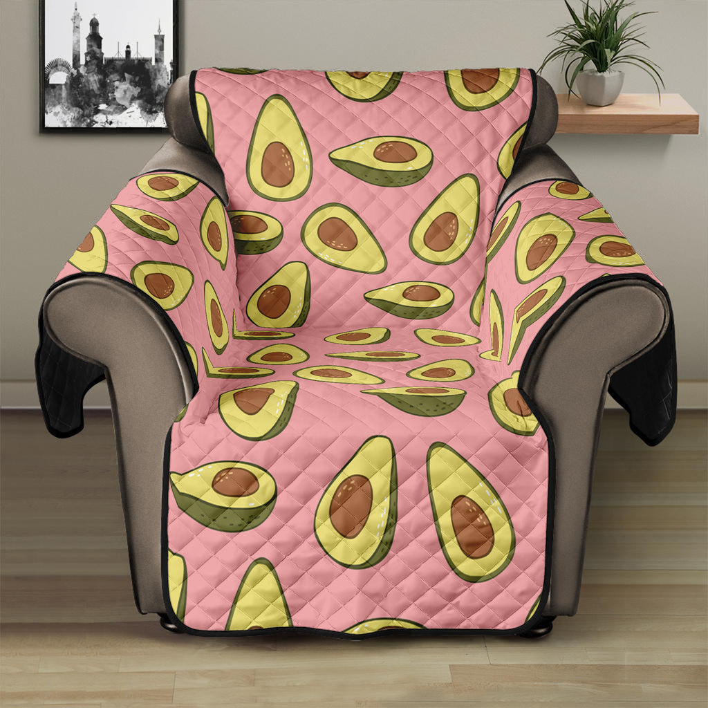 Cute Avocado Pattern Print Recliner Protector