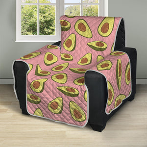 Cute Avocado Pattern Print Recliner Protector