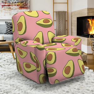 Cute Avocado Pattern Print Recliner Slipcover