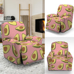 Cute Avocado Pattern Print Recliner Slipcover