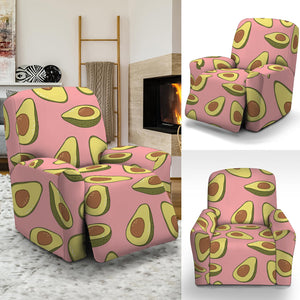 Cute Avocado Pattern Print Recliner Slipcover