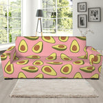 Cute Avocado Pattern Print Sofa Slipcover