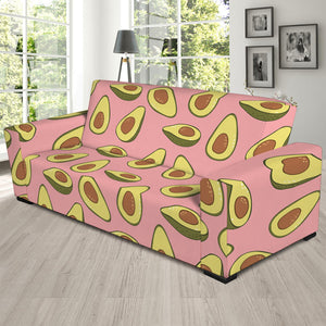 Cute Avocado Pattern Print Sofa Slipcover