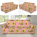 Cute Avocado Pattern Print Sofa Slipcover