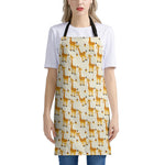 Cute Baby Giraffe Pattern Print Apron