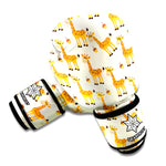 Cute Baby Giraffe Pattern Print Boxing Gloves