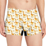 Cute Baby Giraffe Pattern Print Men's Boxer Briefs