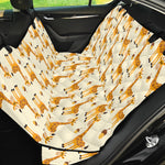 Cute Baby Giraffe Pattern Print Pet Car Back Seat Cover
