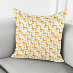 Cute Baby Giraffe Pattern Print Pillow Cover