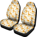 Cute Baby Giraffe Pattern Print Universal Fit Car Seat Covers
