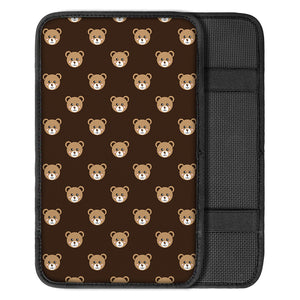 Cute Baby Grizzly Bear Pattern Print Car Center Console Cover