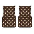 Cute Baby Grizzly Bear Pattern Print Front Car Floor Mats