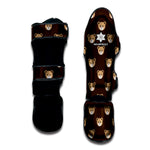 Cute Baby Grizzly Bear Pattern Print Muay Thai Shin Guard