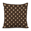 Cute Baby Grizzly Bear Pattern Print Pillow Cover
