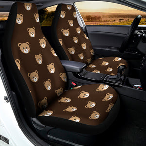 Cute Baby Grizzly Bear Pattern Print Universal Fit Car Seat Covers