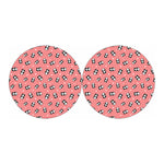 Cute Baby Panda Pattern Print Car Coasters