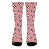 Cute Baby Panda Pattern Print Crew Socks