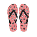 Cute Baby Panda Pattern Print Flip Flops