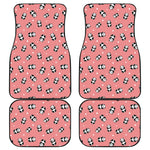 Cute Baby Panda Pattern Print Front and Back Car Floor Mats