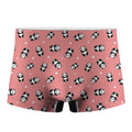 Cute Baby Panda Pattern Print Men's Boxer Briefs