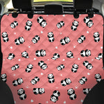 Cute Baby Panda Pattern Print Pet Car Back Seat Cover