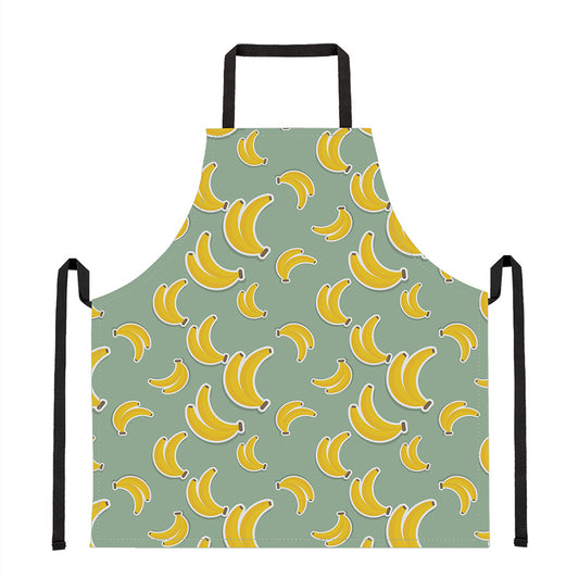 Cute Banana Pattern Print Apron