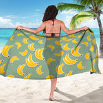 Cute Banana Pattern Print Beach Sarong Wrap