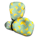 Cute Banana Pattern Print Boxing Gloves