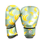 Cute Banana Pattern Print Boxing Gloves