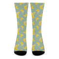 Cute Banana Pattern Print Crew Socks