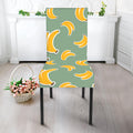 Cute Banana Pattern Print Dining Chair Slipcover