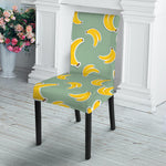 Cute Banana Pattern Print Dining Chair Slipcover
