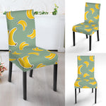 Cute Banana Pattern Print Dining Chair Slipcover