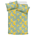 Cute Banana Pattern Print Duvet Cover Bedding Set