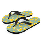 Cute Banana Pattern Print Flip Flops