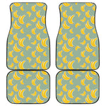 Cute Banana Pattern Print Front and Back Car Floor Mats