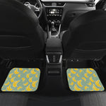 Cute Banana Pattern Print Front and Back Car Floor Mats