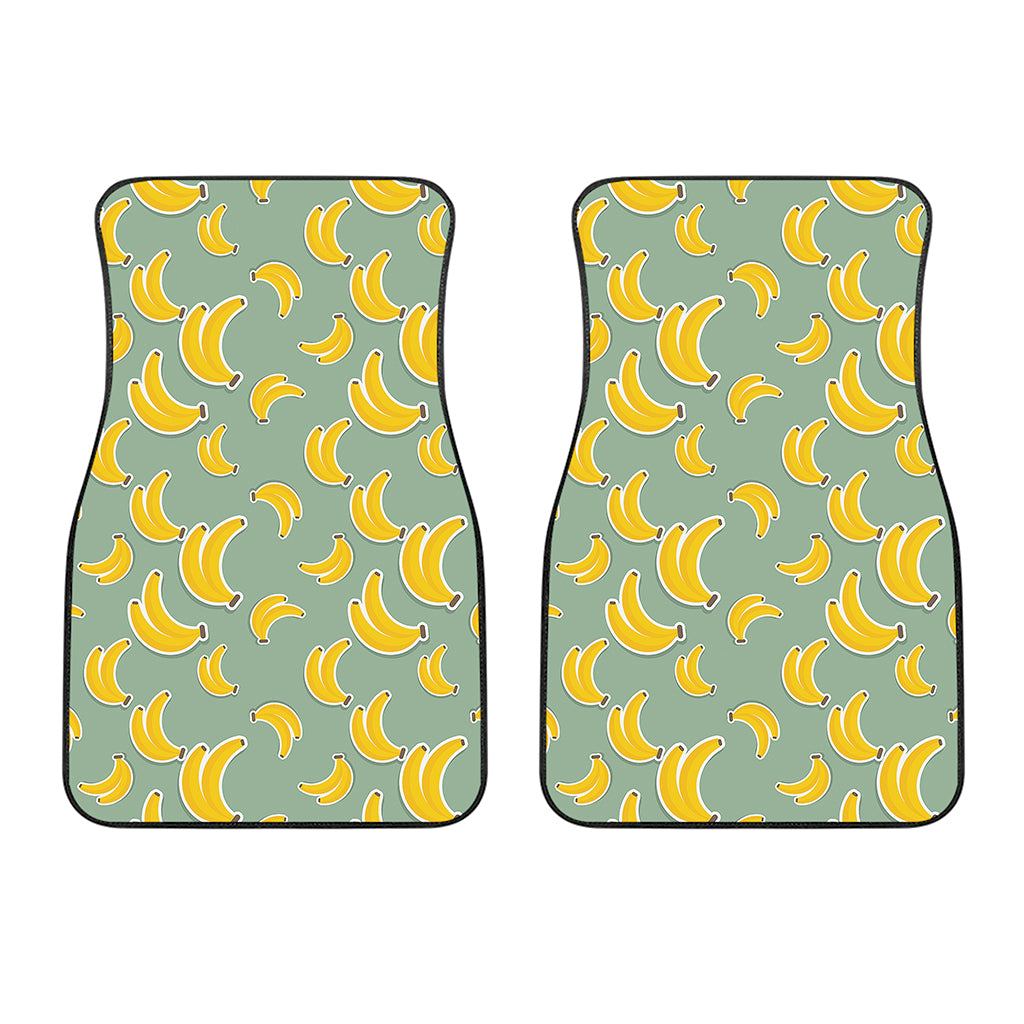 Cute Banana Pattern Print Front Car Floor Mats