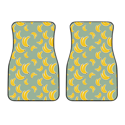 Cute Banana Pattern Print Front Car Floor Mats