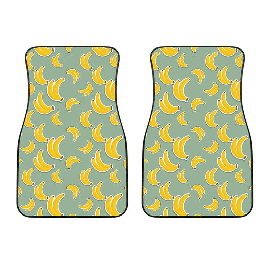 Cute Banana Pattern Print Front Car Floor Mats