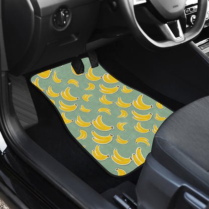 Cute Banana Pattern Print Front Car Floor Mats
