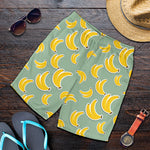 Cute Banana Pattern Print Men's Shorts