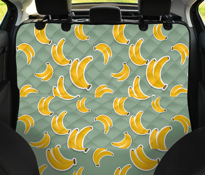 Cute Banana Pattern Print Pet Car Back Seat Cover