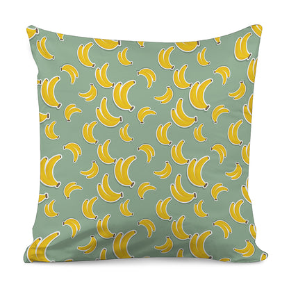 Cute Banana Pattern Print Pillow Cover