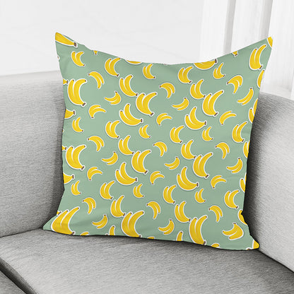Cute Banana Pattern Print Pillow Cover