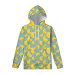 Cute Banana Pattern Print Pullover Hoodie